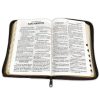 Biblia Letra Grande Tamaño Manual con Cierre Imitacion Piel Marron con Concordancia e Index Reina Valera 1960 - Imagen 2